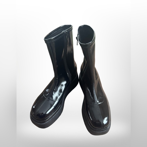 Spring Mars Vegan Leather Platform Boots - Picture 7 of 13